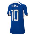 Chelsea FC chelsea wsl nike home stadium shirt 2023-24 – kids with james 10 printing Jerseys - Official Football Shirts UK