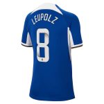 Chelsea FC chelsea wsl nike home stadium shirt 2023-24 – kids with leupolz 8 printing Jerseys - Official Football Shirts UK