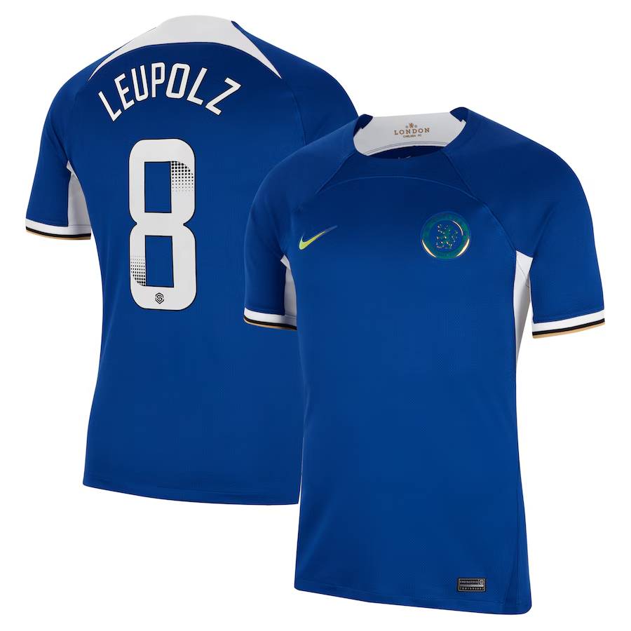 Chelsea FC chelsea wsl nike home stadium shirt 2023-24 with leupolz 8 printing Jerseys - Official Football Shirts UK