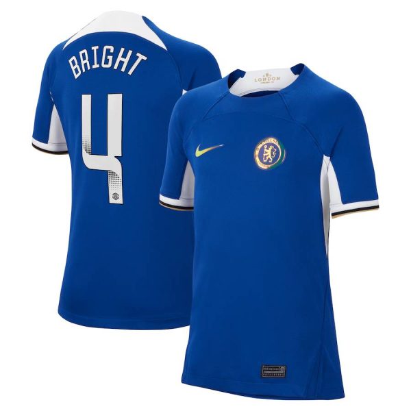 Chelsea FC chelsea wsl nike home stadium shirt 2023-24 – kids with bright 4 printing Jerseys - Official Football Shirts UK