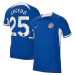 Chelsea FC chelsea nike home vapor match shirt 2023-24 with caicedo 25 printing Jerseys - Official Football Shirts UK