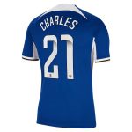 Chelsea FC chelsea wsl nike home stadium shirt 2023-24 with charles 21 printing Jerseys - Official Football Shirts UK