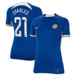 Chelsea FC chelsea wsl nike home stadium shirt 2023-24 – womens with charles 21 printing Jerseys - Official Football Shirts UK