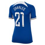 Chelsea FC chelsea wsl nike home stadium shirt 2023-24 – womens with charles 21 printing Jerseys - Official Football Shirts UK