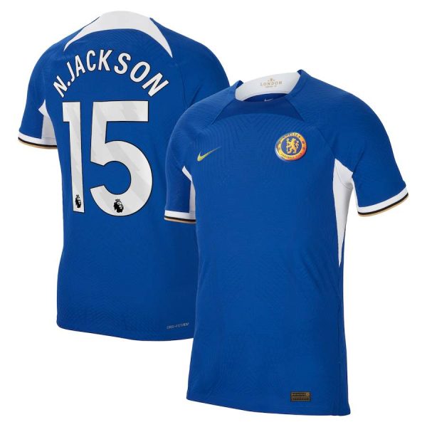 Chelsea FC chelsea nike home vapor match shirt 2023-24 with n.jackson 15 printing Jerseys - Official Football Shirts UK