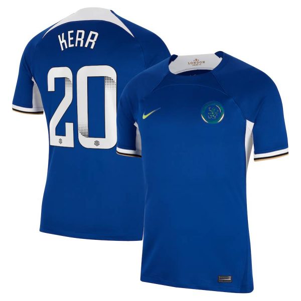 Chelsea FC chelsea wsl nike home stadium shirt 2023-24 with kerr 20 printing Jerseys - Official Football Shirts UK