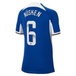 Chelsea FC chelsea wsl nike home stadium shirt 2023-24 – kids – with nüsken 6 printing Jerseys - Official Football Shirts UK