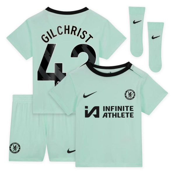 Chelsea FC chelsea nike third stadium sponsored kit 2023-24 – infants with gilchrist 42 printing Jerseys - Official Football Shirts UK