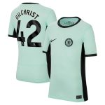 Chelsea FC chelsea third stadium shirt 2023-24 – kids with gilchrist 42 printing Jerseys - Official Football Shirts UK