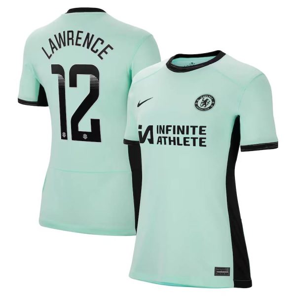 Chelsea FC chelsea wsl nike third stadium sponsored shirt 2023-24 – womens with lawrence 12 printing Jerseys - Official Football Shirts UK