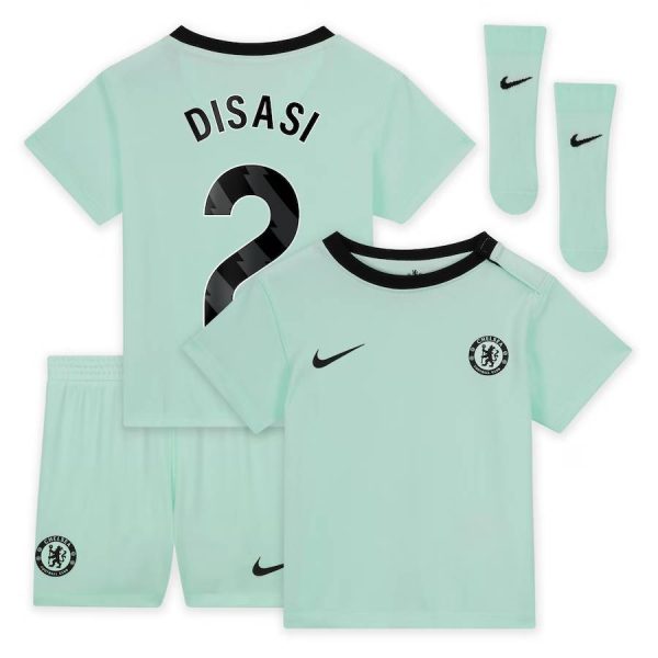 Chelsea FC chelsea nike third stadium kit 2023-24 – infants with disasi 2 printing Jerseys - Official Football Shirts UK