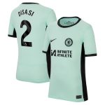 Chelsea FC chelsea nike third stadium sponsored shirt 2023-24 – kids with disasi 2 printing Jerseys - Official Football Shirts UK