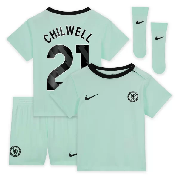 Chelsea FC chelsea nike third stadium kit 2023-24 – infants with chilwell 21 printing Jerseys - Official Football Shirts UK