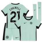 Chelsea FC chelsea nike third stadium kit 2023-24 – little kids with chilwell 21 printing Jerseys - Official Football Shirts UK