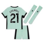 Chelsea FC chelsea nike third stadium kit 2023-24 – little kids with chilwell 21 printing Jerseys - Official Football Shirts UK