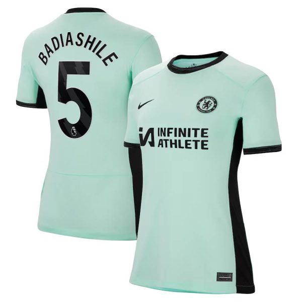 Chelsea FC chelsea nike third stadium sponsored shirt 2023-24 – womens with badiashile 5 printing Jerseys - Official Football Shirts UK