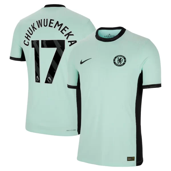 Chelsea FC chelsea nike third vapor match shirt 2023-24 with chukwuemeka 17 printing Jerseys - Official Football Shirts UK