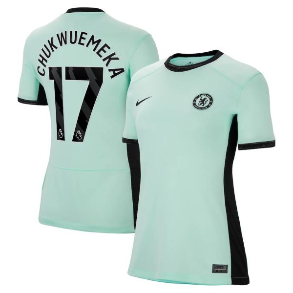 Chelsea FC chelsea nike third stadium shirt 2023-24 – womens with chukwuemeka 17 printing Jerseys - Official Football Shirts UK