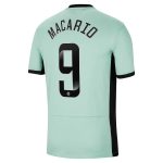 Chelsea FC chelsea wsl nike third stadium sponsored shirt 2023-24 with macario 9 printing Jerseys - Official Football Shirts UK