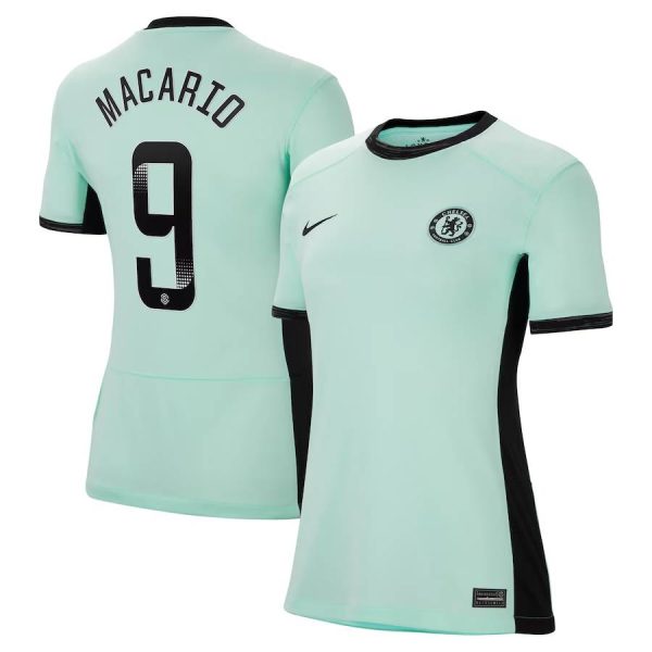 Chelsea FC chelsea wsl nike third stadium shirt 2023-24 – womens with macario 9 printing Jerseys - Official Football Shirts UK