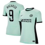 Chelsea FC chelsea wsl nike third stadium sponsored shirt 2023-24 – womens with macario 9 printing Jerseys - Official Football Shirts UK