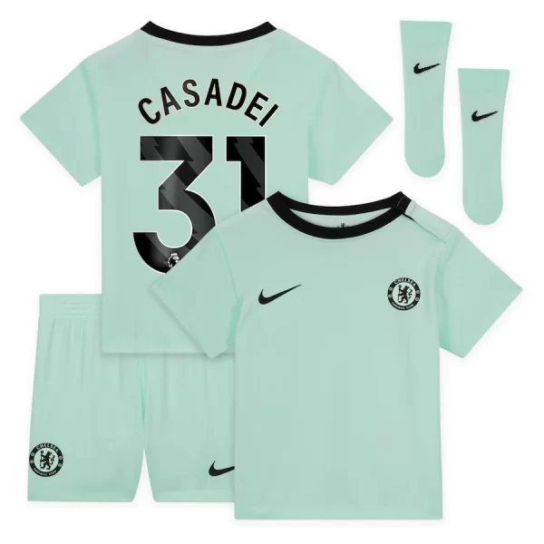 Chelsea FC chelsea third stadium kit 2023-24 – infants with casadei 31 printing Jerseys - Official Football Shirts UK