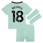 Chelsea FC chelsea nike third stadium sponsored kit 2023-24 – infants with nkunku 18 printing Jerseys - Official Football Shirts UK