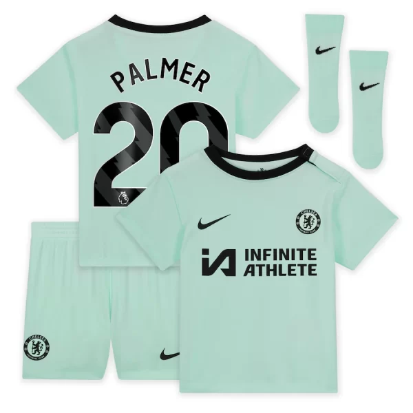 Chelsea FC chelsea nike third stadium sponsored kit 2023-24 – infants with palmer 20 printing Jerseys - Official Football Shirts UK