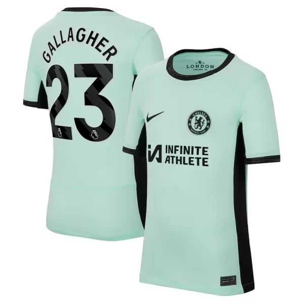 Chelsea FC chelsea nike third stadium sponsored shirt 2023-24 – kids with gallagher 23 printing Jerseys - Official Football Shirts UK