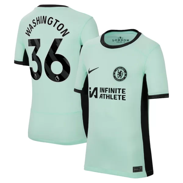 Chelsea FC chelsea nike third stadium sponsored shirt 2023-24 – kids with washington 36 printing Jerseys - Official Football Shirts UK