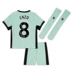 Chelsea FC chelsea nike third stadium kit 2023-24 – little kids with enzo 8 printing Jerseys - Official Football Shirts UK