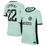 Chelsea FC chelsea wsl nike third stadium sponsored shirt 2023-24 – kids with cuthbert 22 printing Jerseys - Official Football Shirts UK