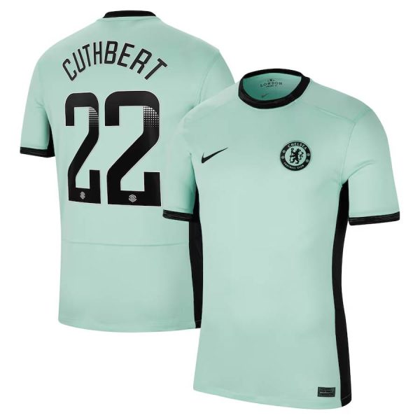 Chelsea FC chelsea wsl nike third stadium shirt 2023-24 with cuthbert 22 printing Jerseys - Official Football Shirts UK