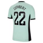 Chelsea FC chelsea wsl nike third vapor match shirt 2023-24 with cuthbert 22 printing Jerseys - Official Football Shirts UK