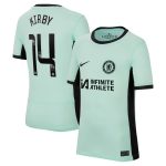 Chelsea FC chelsea wsl nike third stadium sponsored shirt 2023-24 – kids with kirby 14 printing Jerseys - Official Football Shirts UK