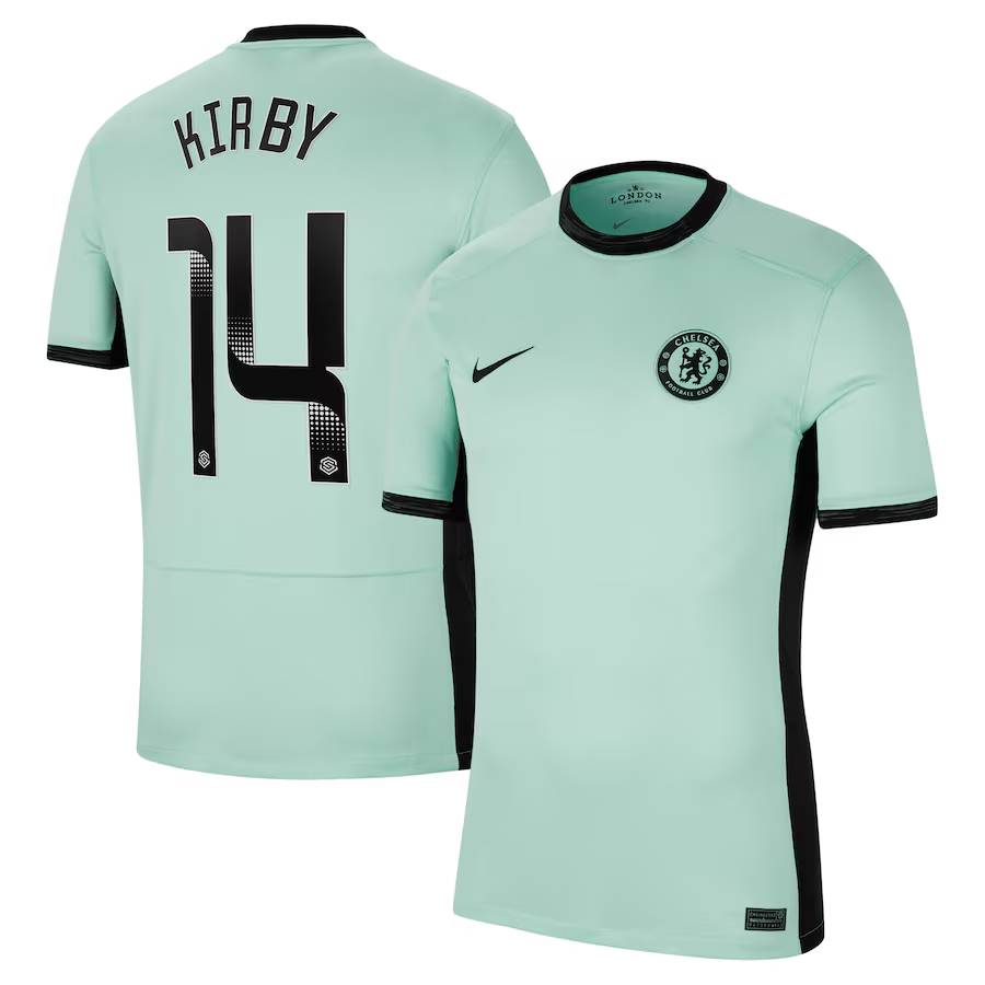 Chelsea FC chelsea wsl nike third stadium shirt 2023-24 with kirby 14 printing Jerseys - Official Football Shirts UK