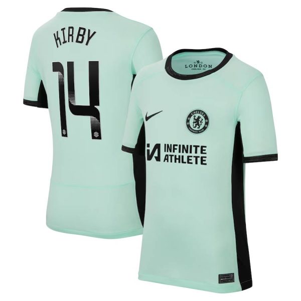 Chelsea FC chelsea wsl nike third stadium sponsored shirt 2023-24 with kirby 14 printing Jerseys - Official Football Shirts UK