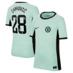 Chelsea FC chelsea wsl nike third stadium shirt 2023-24 – kids with Čanković 28 printing Jerseys - Official Football Shirts UK