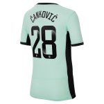 Chelsea FC chelsea wsl nike third stadium shirt 2023-24 – kids with Čanković 28 printing Jerseys - Official Football Shirts UK