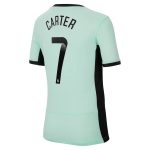 Chelsea FC chelsea wsl nike third stadium shirt 2023-24 – kids with carter 7 printing Jerseys - Official Football Shirts UK