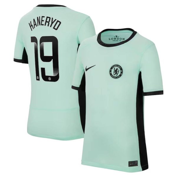 Chelsea FC chelsea wsl nike third stadium shirt 2023-24 – kids with kaneryd 19 printing Jerseys - Official Football Shirts UK