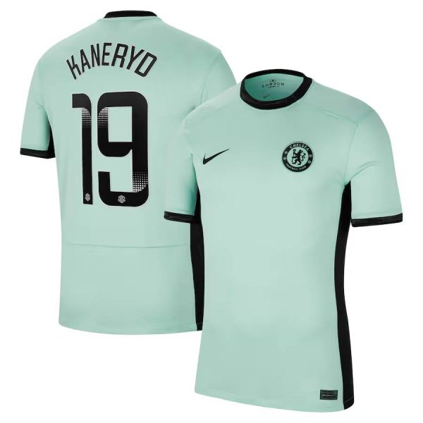 Chelsea FC chelsea wsl nike third stadium shirt 2023-24 with kaneryd 19 printing Jerseys - Official Football Shirts UK