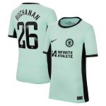 Chelsea FC chelsea wsl nike third stadium sponsored shirt 2023-24 – kids with buchanan 26 printing Jerseys - Official Football Shirts UK