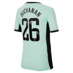 Chelsea FC chelsea wsl nike third stadium sponsored shirt 2023-24 – kids with buchanan 26 printing Jerseys - Official Football Shirts UK