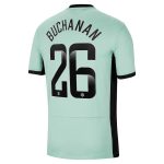 Chelsea FC chelsea wsl nike third stadium shirt 2023-24 with buchanan 26 printing Jerseys - Official Football Shirts UK