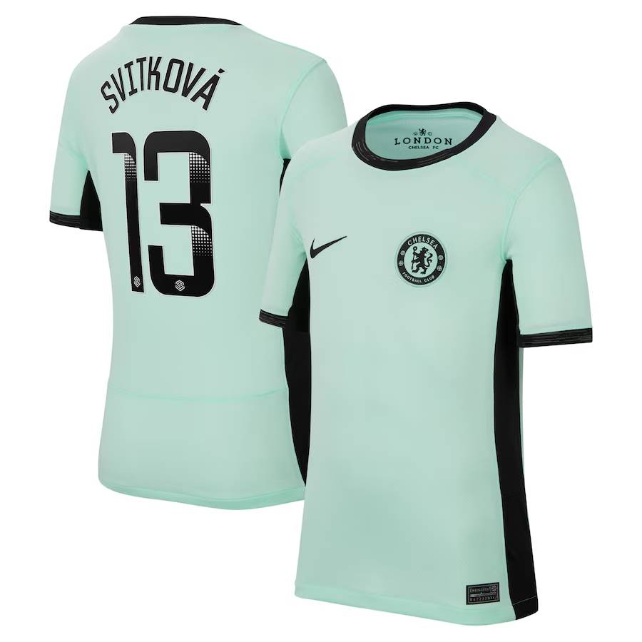 Chelsea FC chelsea wsl nike third stadium shirt 2023-24 – kids with svitková 13 printing Jerseys - Official Football Shirts UK