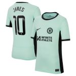 Chelsea FC chelsea wsl nike third stadium sponsored shirt 2023-24 – kids with james 10 printing Jerseys - Official Football Shirts UK