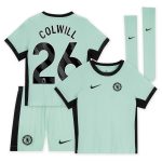 Chelsea FC chelsea nike third stadium kit 2023-24 – little kids with colwill 26 printing Jerseys - Official Football Shirts UK