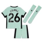 Chelsea FC chelsea nike third stadium kit 2023-24 – little kids with colwill 26 printing Jerseys - Official Football Shirts UK