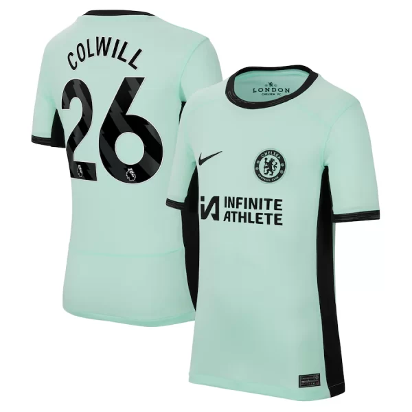 Chelsea FC chelsea nike third stadium sponsored shirt 2023-24 – kids with colwill 26 printing Jerseys - Official Football Shirts UK